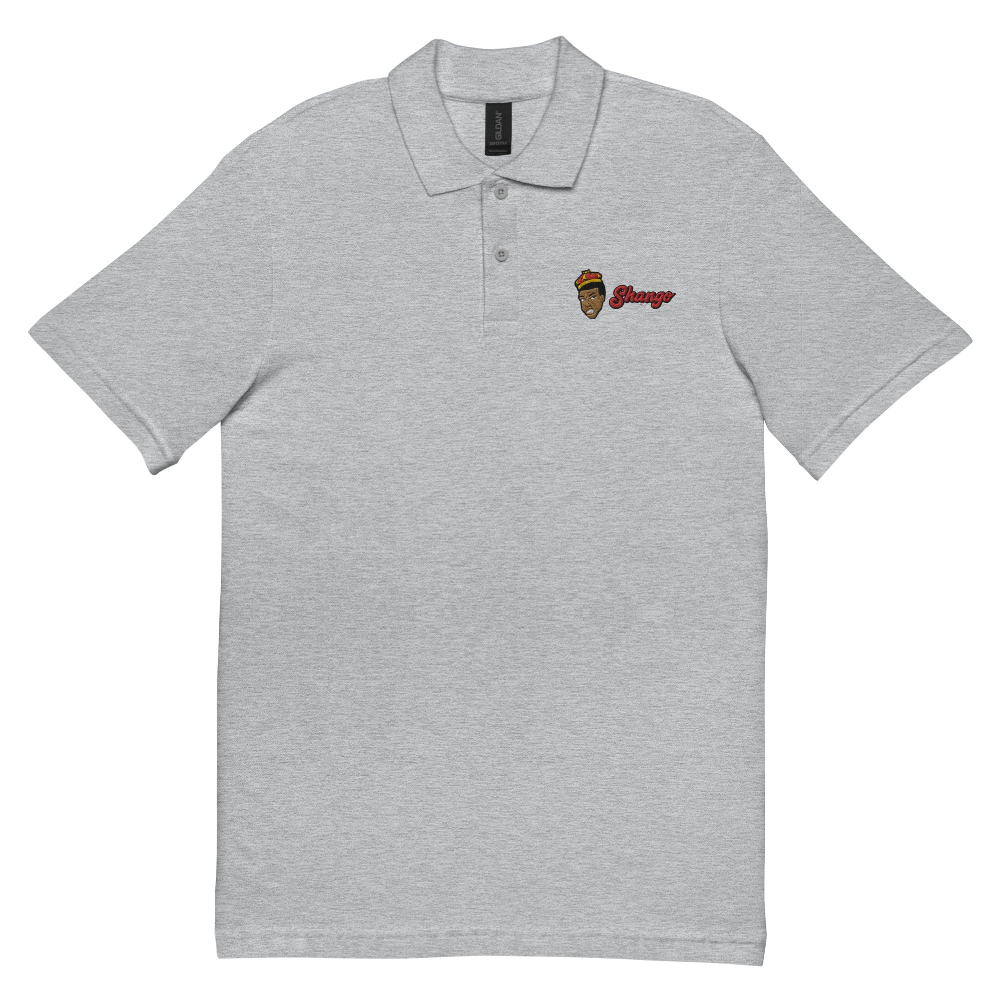Orisha Shango Embroidered Polo Shirt