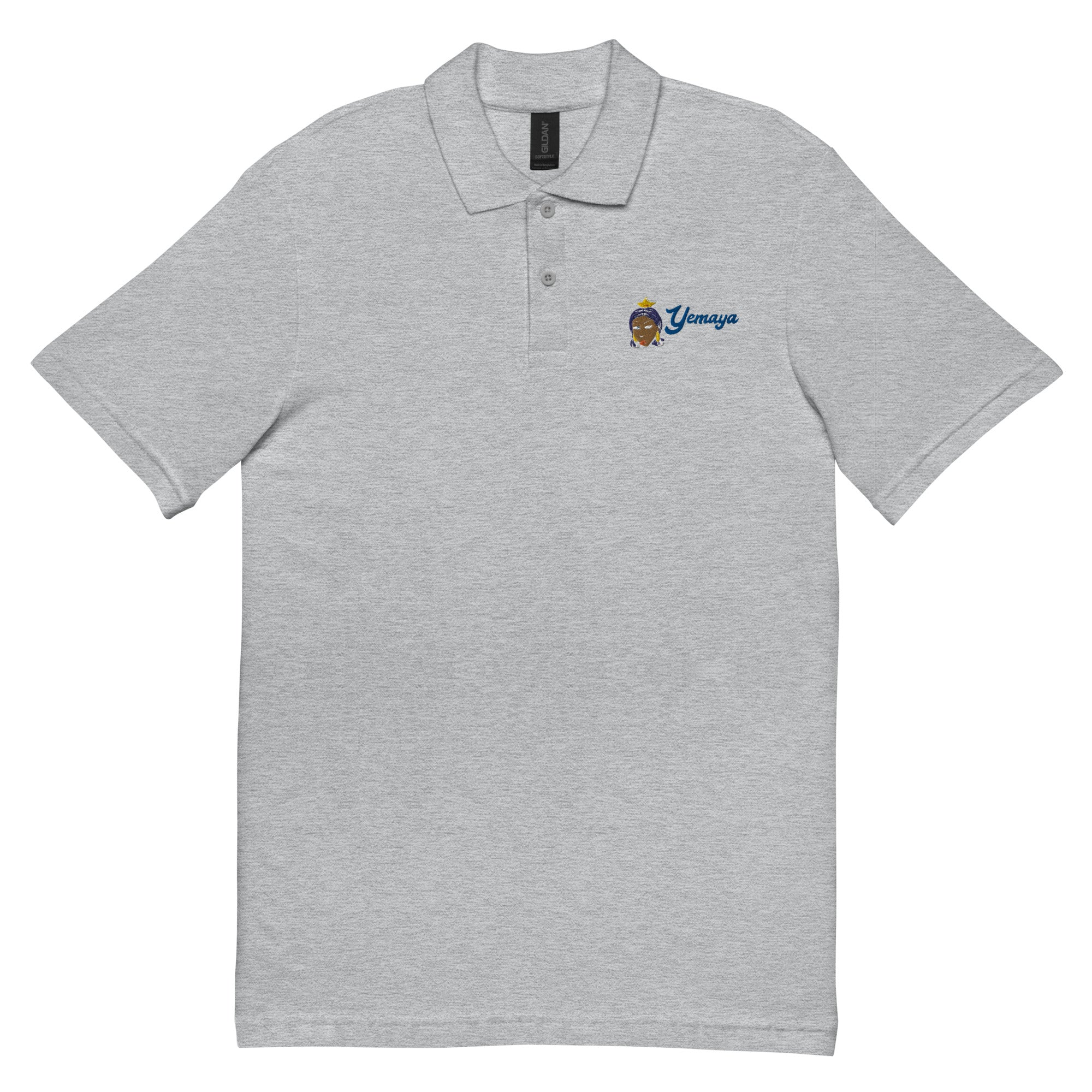 Orisha Yemaya Embroidered Polo Shirt