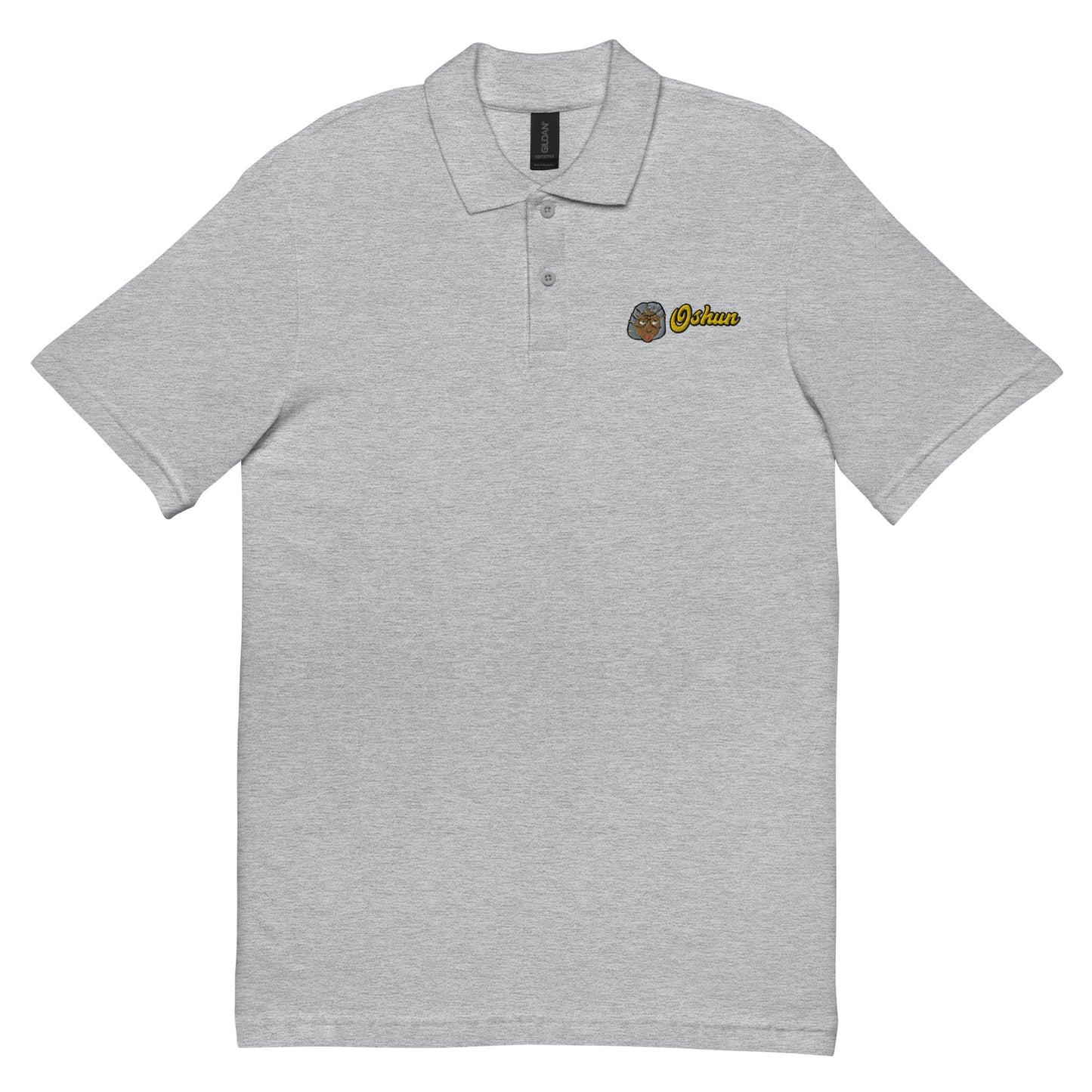 Orisha Oshun Embroidered Polo Shirt