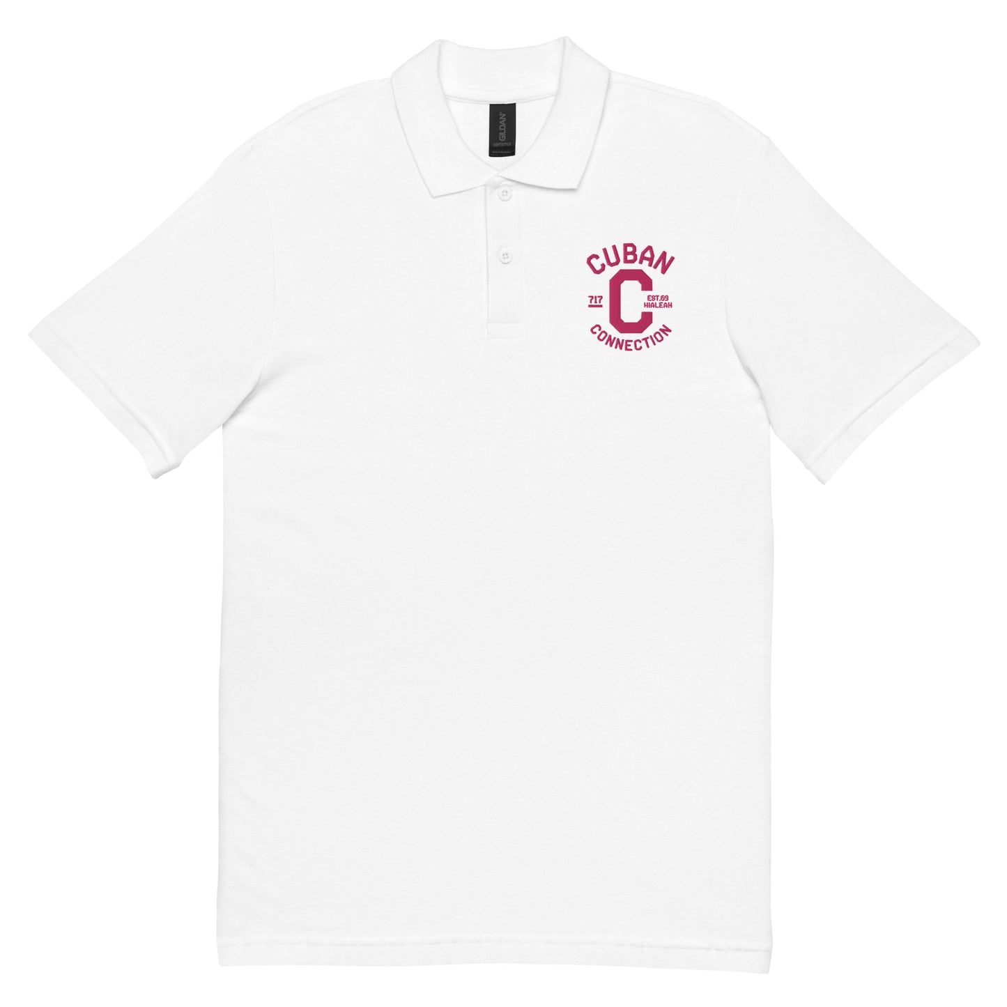 Clásico Pink Logo Embroidered Polo Shirt
