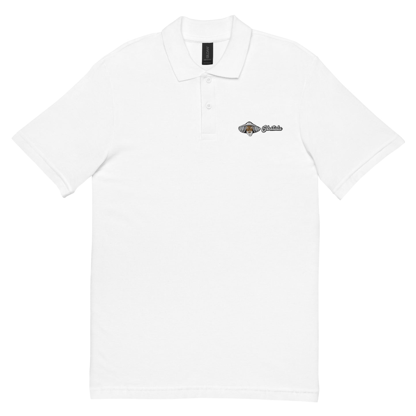 Orisha Obatalá Embroidered Polo Shirt