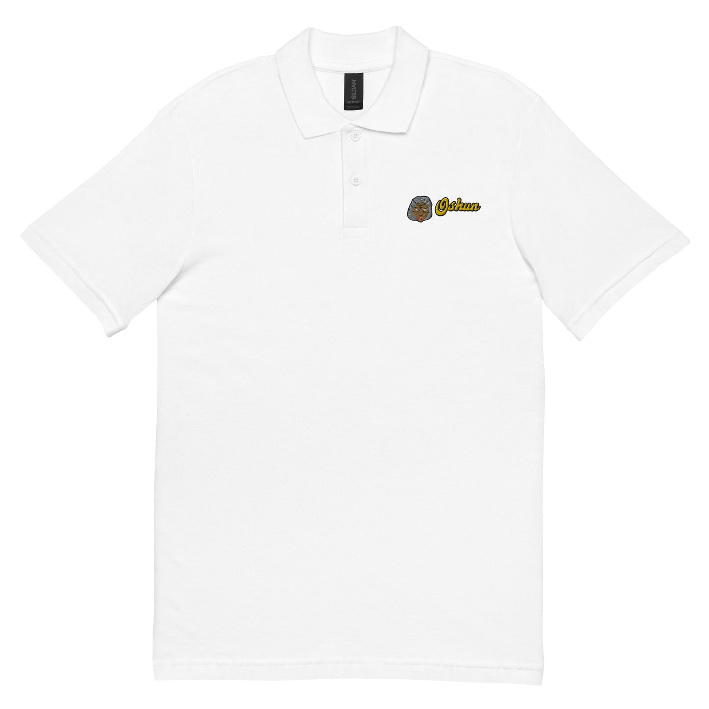 Orisha Oshun Embroidered Polo Shirt