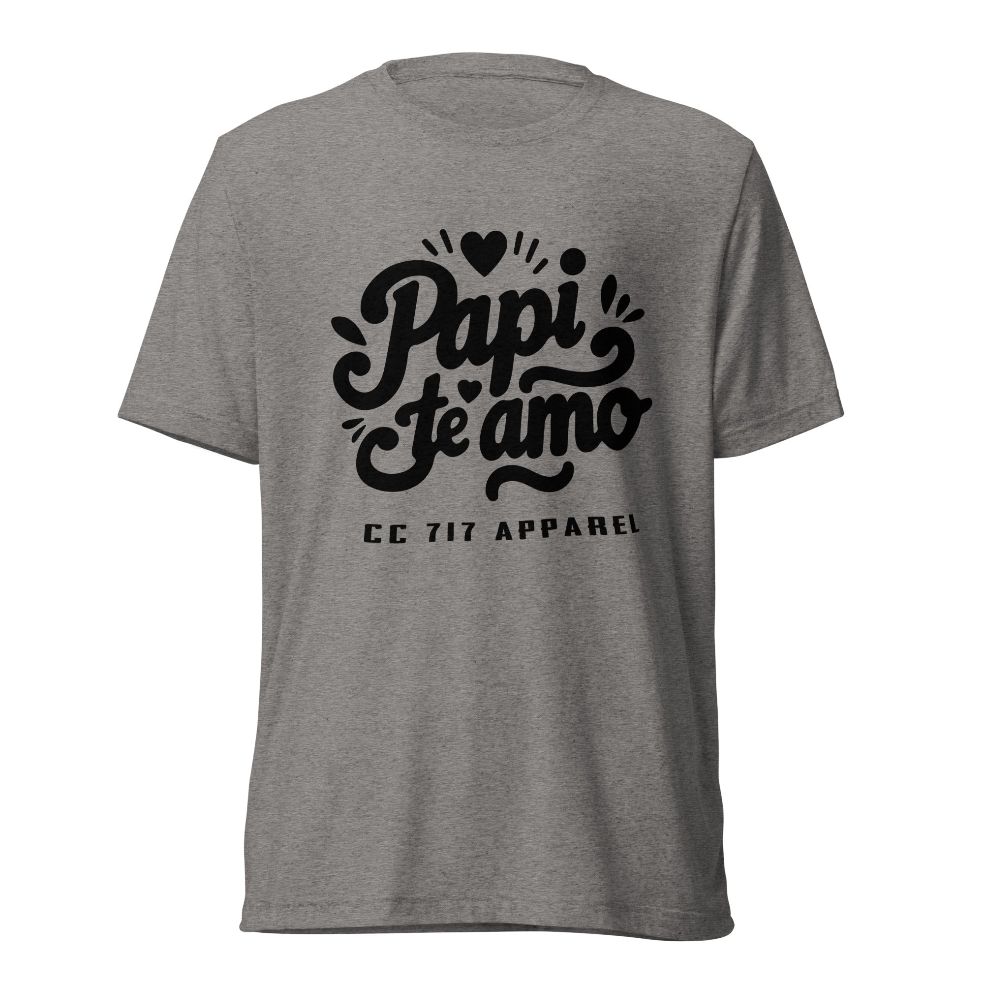 Papi Te Amo Black Logo Unisex T-Shirt