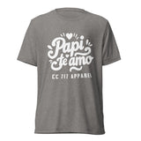 Papi Te Amo White Logo Unisex T-Shirt