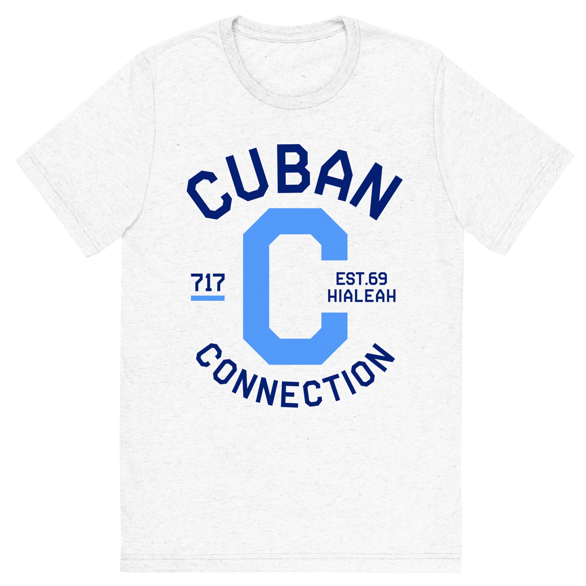 Clásico Navy & Sky Blue Logo T-Shirt – CC717 APPAREL