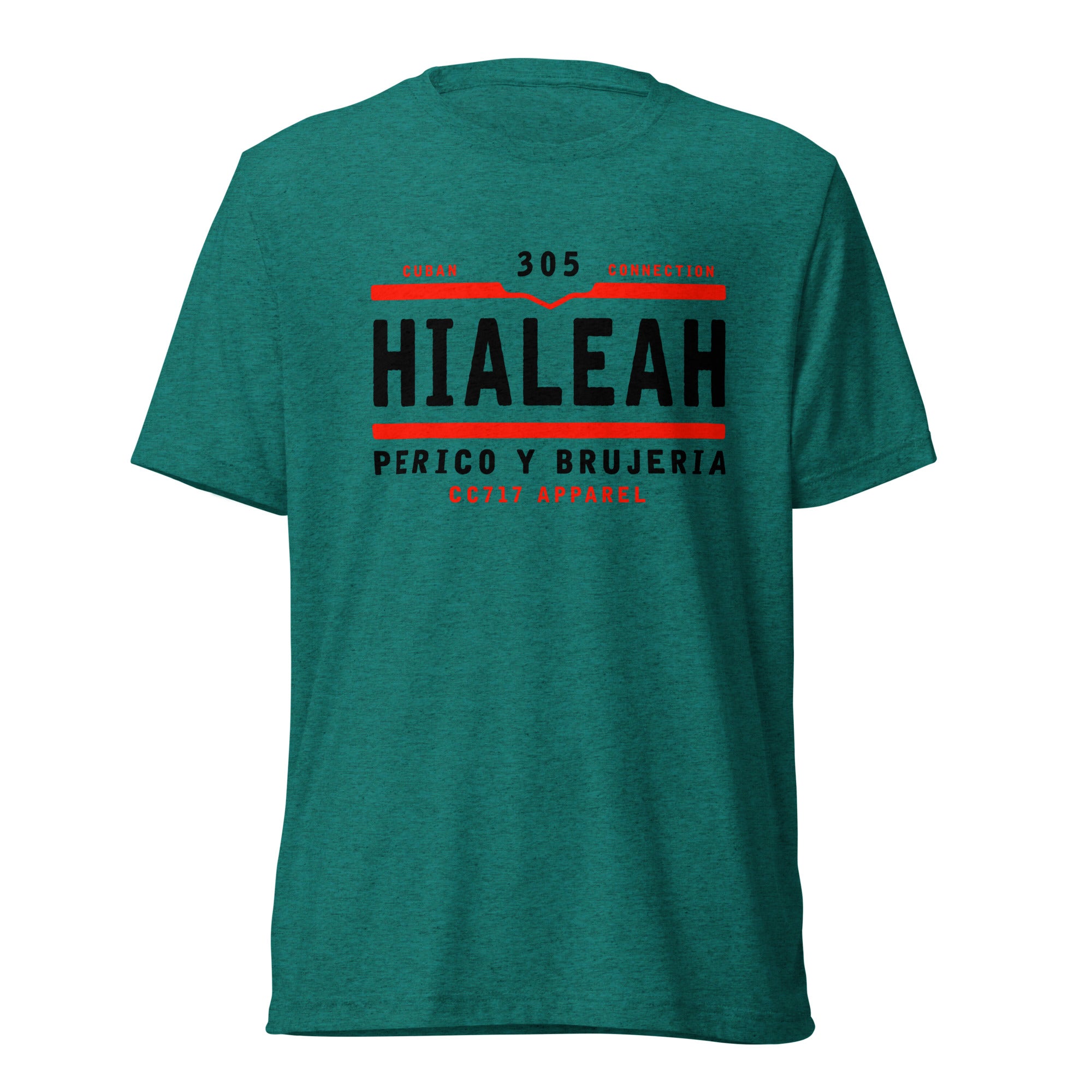 Hialeah Perico y Brujeria Stamp Logo T-Shirt