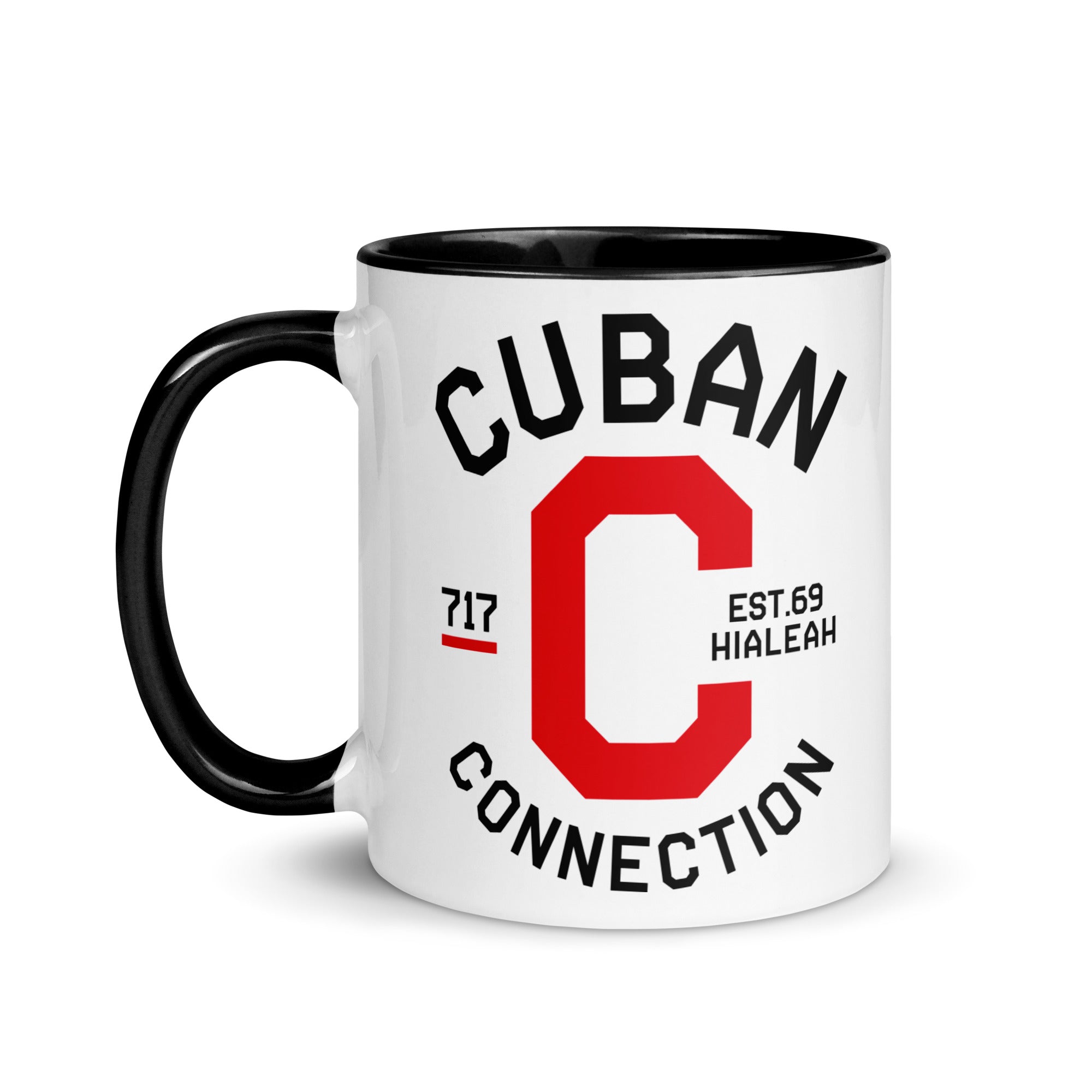 Clásico Black & Red Logo Mug